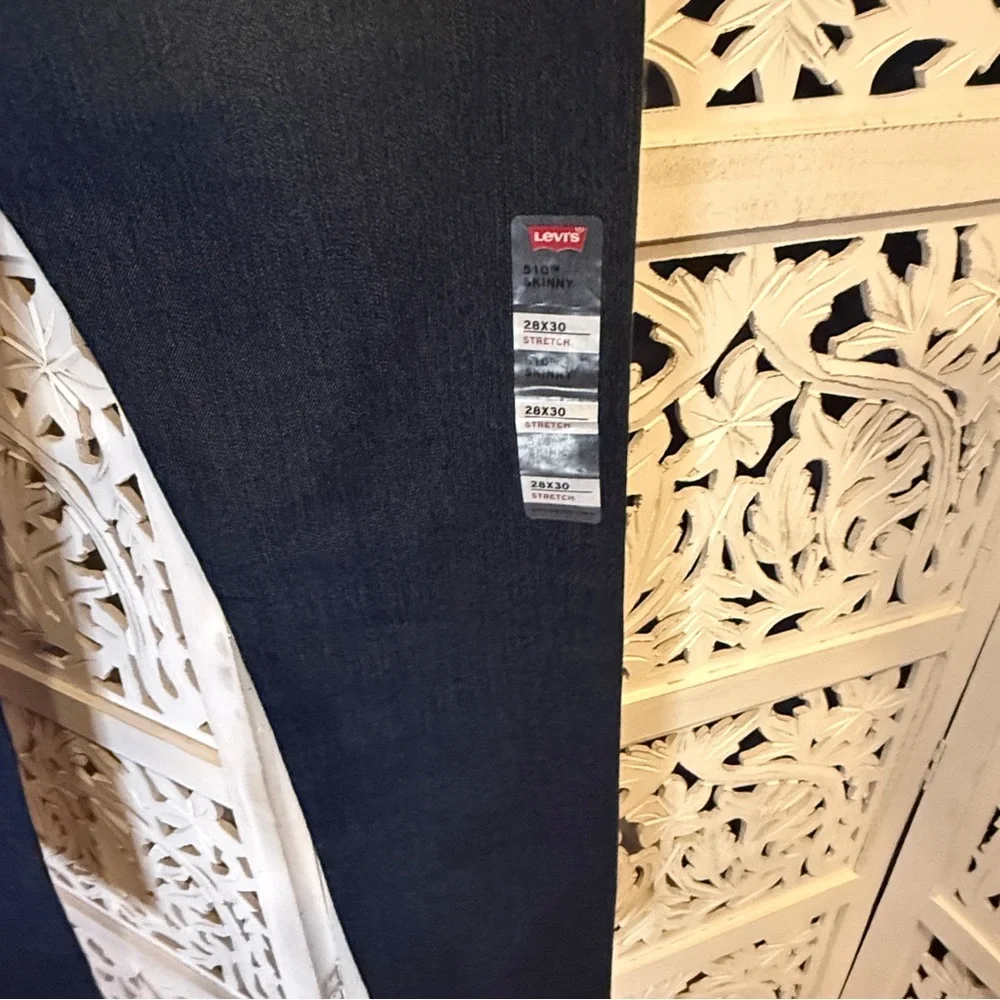 NWT Levi's Dark Blue 510 Skinny Jeans with Tag Sz 28x30 - Picture 3 of 7